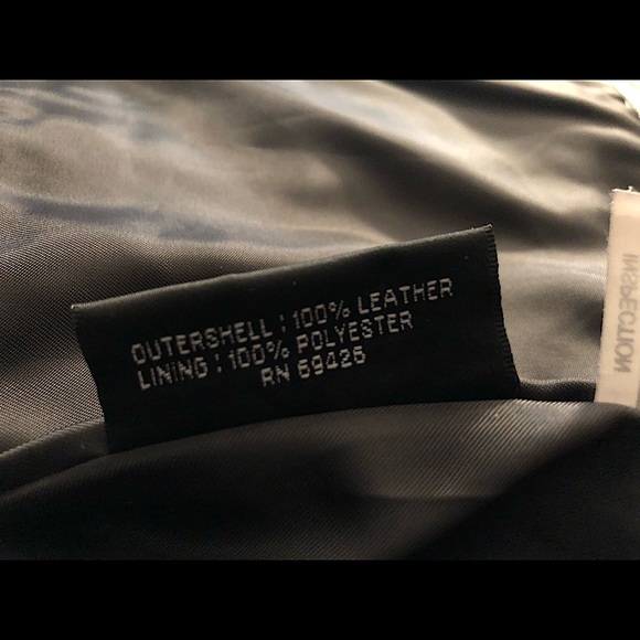 Leather Glam/Metal 80s Rhinestone & Studs Moto Jacket - Picture 7 of 8